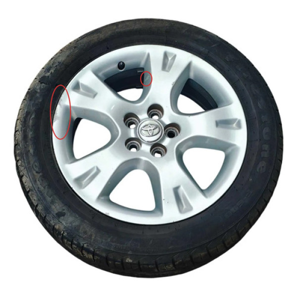 Roda Aro 16 C/pneu Toyota Corolla 2.0 2009 A 2012 Detalhe Preto