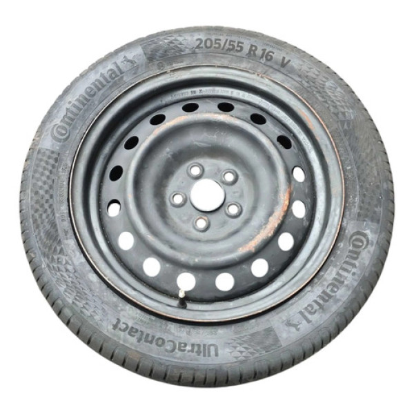 Roda Ferro Aro 16 C/pneu Toyota Corolla 1.8 Gli 2015 A 2019 Branco
