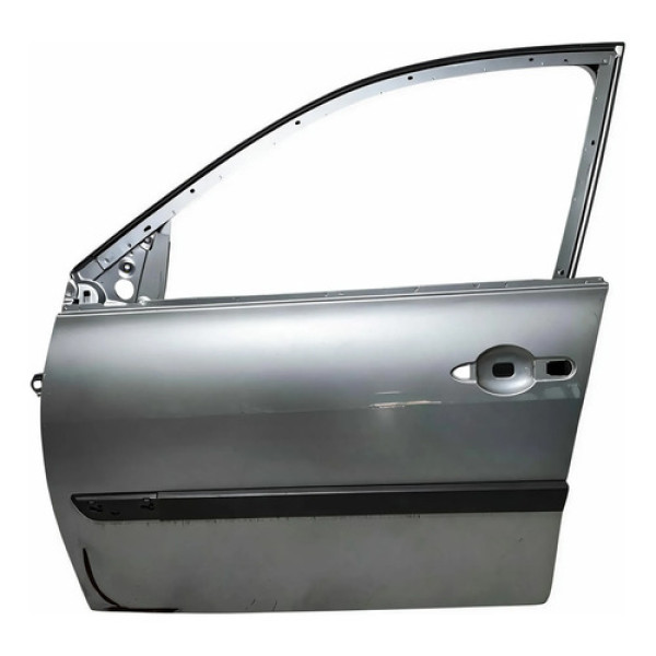 Porta Renault Megane Diant Esquerda 2009 2010 2011 C/detalhe Dianteira Esquerda Cinza
