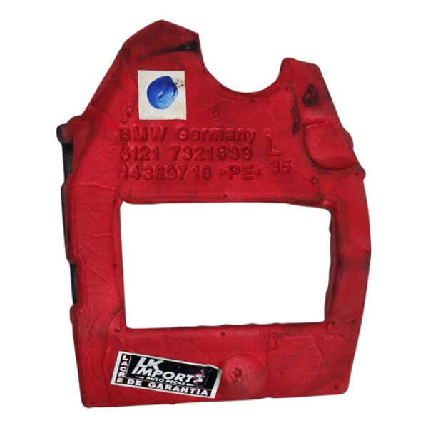 Suporte Maçaneta Dianteira Esquerda Bmw Serie 3 2012 A 2015 Vermelho Dianteira