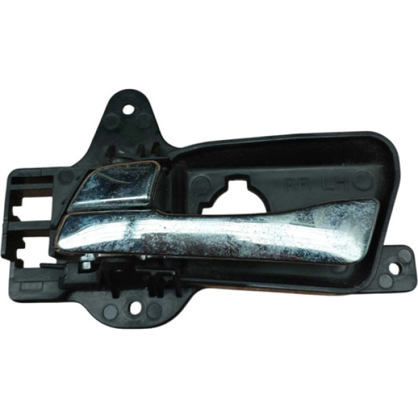 Maçaneta Interna Dianteira Esquerda Hyundai I30 2010 A 2012 Preto Dianteira