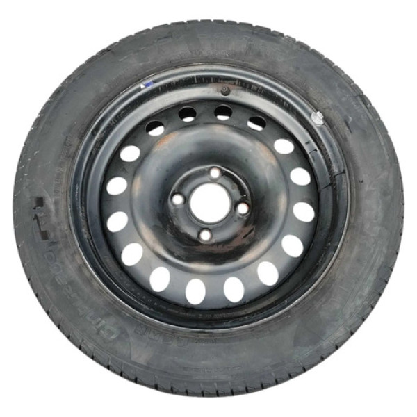 Roda C/pneu Aro 16 Citroën C4 Cactus 2021 A 2023 Cinza-escuro