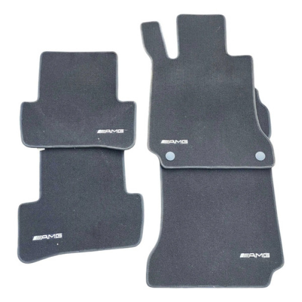 Jogo Tapete Carpê Mercedes C250 Amg 2012 2013 2014 Original Preto