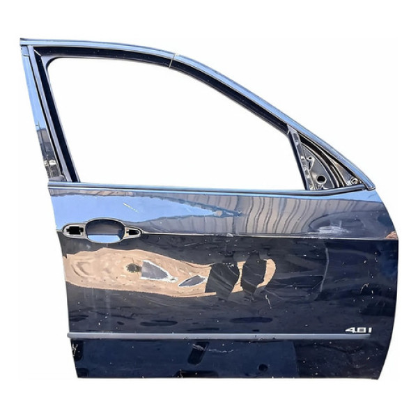 Porta Dianteira Direita Bmw X5 2008 A 2010 Preto C/detalhe Dianteira Direita Preto