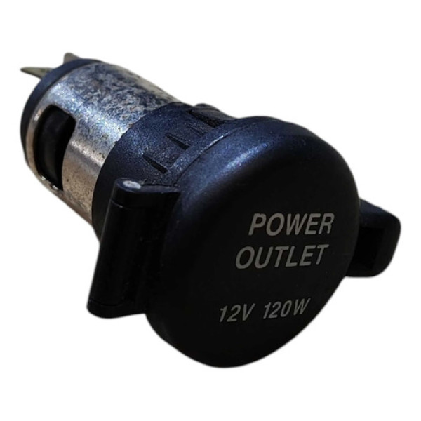 Moldura Tomada 12v Porta Malas Hyundai Santa Fé 2011 2012 Preto