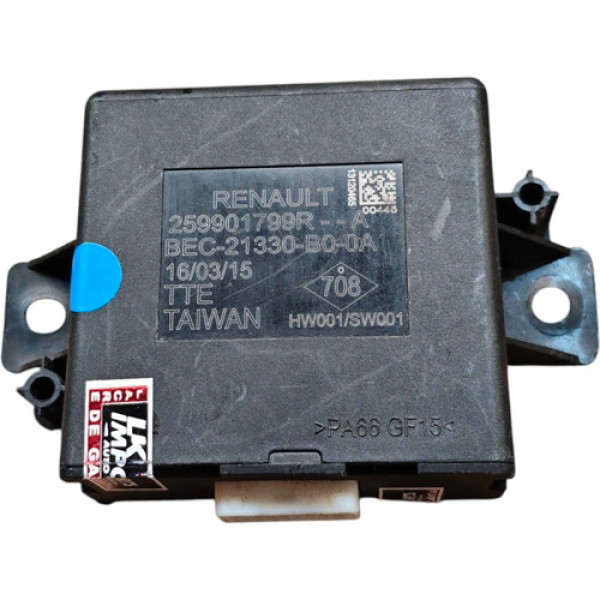 Módulo Estacionamento Renault Duster Oroch 2017 2018 Preto