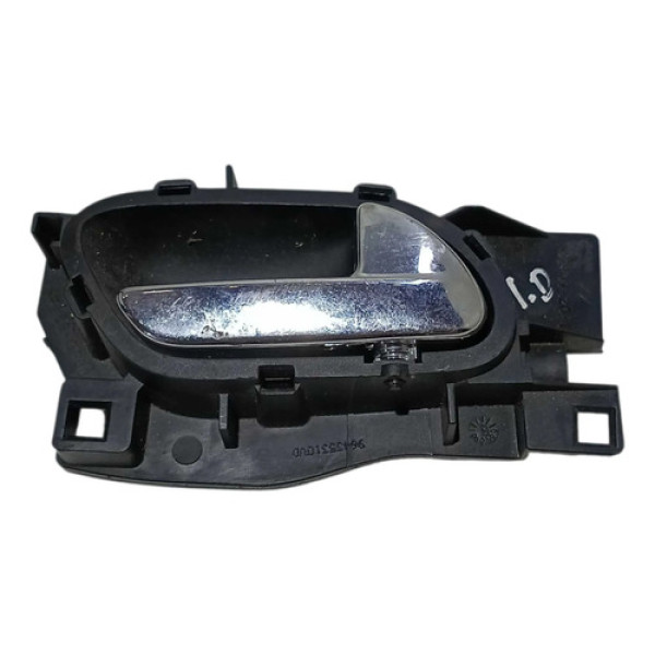Maçaneta Interna Traseira Direita Citroen C4 2008 2009 2010 Preto Traseira