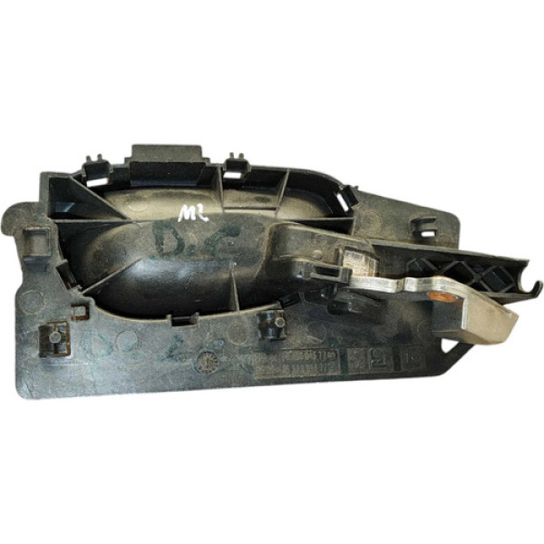 Maçaneta Interna Diant Esquerda Peugeot 307 2009 A 2013 Preto Dianteira