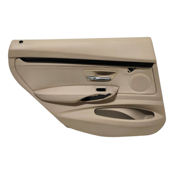 Forro Porta Traseiro Esquerdo Bmw 328i Gt 2013 2014 2015 Bege