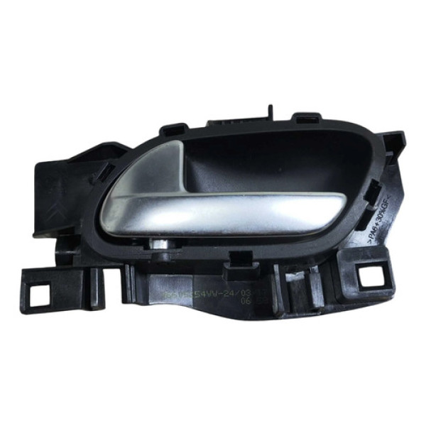 Maçaneta Int Traseira Esquerda Citroen Aircross 2016 A 2020 Preto Traseira