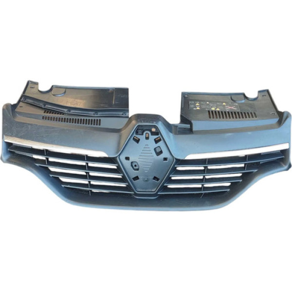 Grade Dianteira Renault Sandero 2014 2015 2016 Preto Fosco