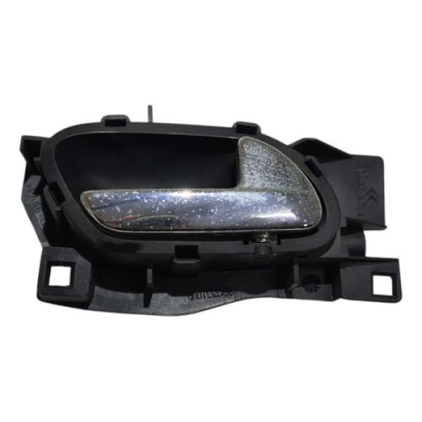 Maçaneta Int Traseiro Direito Citroen C4 Pallas 2008 A 2012 Preto Traseira