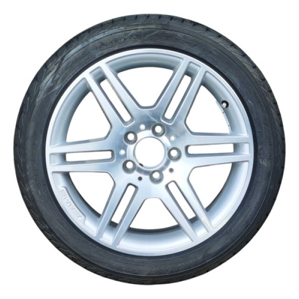 Roda Estepe Aro 17 Mercedes C250 2011/2015 C/pneu Prateado