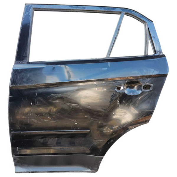 Porta Traseira Esquerda Hyundai Creta 2017 A 2021 Detalhe Traseira Esquerdo Preto
