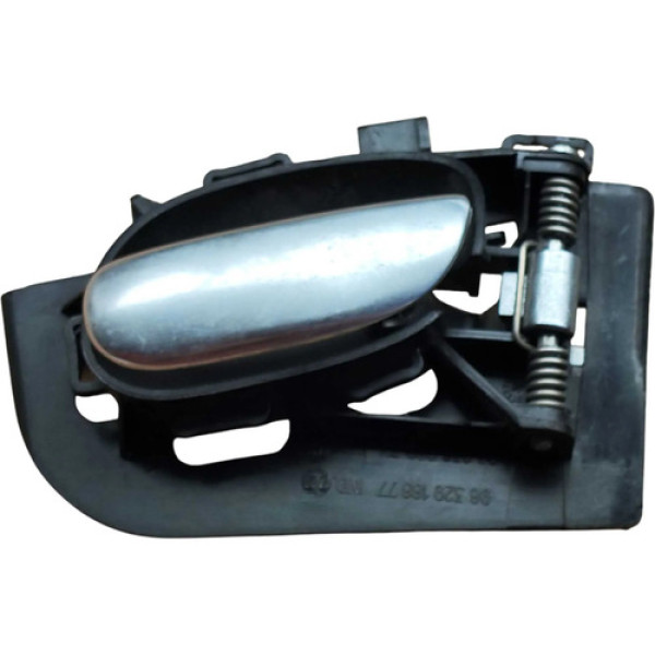 Maçaneta Interna Traseira Direita Peugeot 206 2004 2005 2006 Preto Traseira
