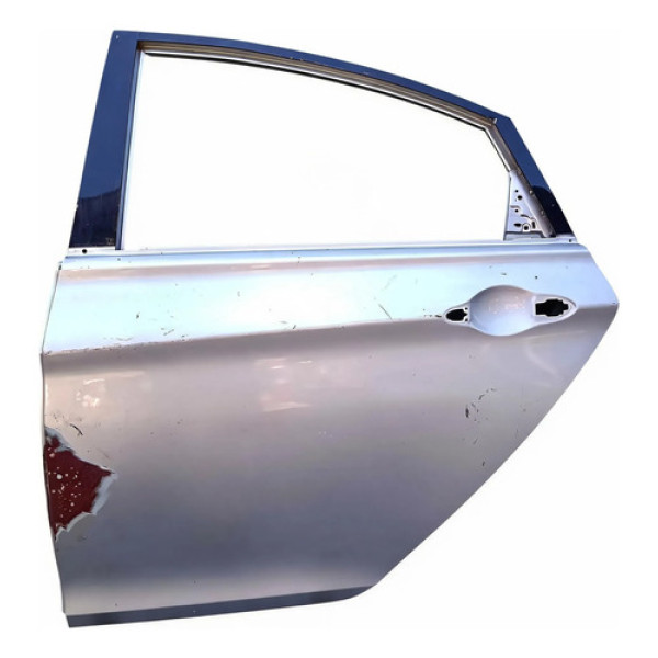 Porta Traseira Esquerda Hyundai Sonata 2010 A 2015 Detalhe Traseira Esquerda Branco