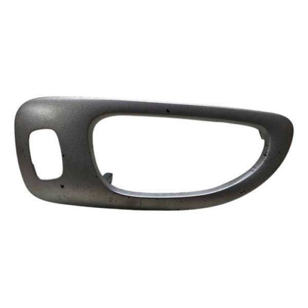 Moldura Maçaneta Int Tras Esquerda Peugeot 307 2007 A 2012 Prateado Traseira