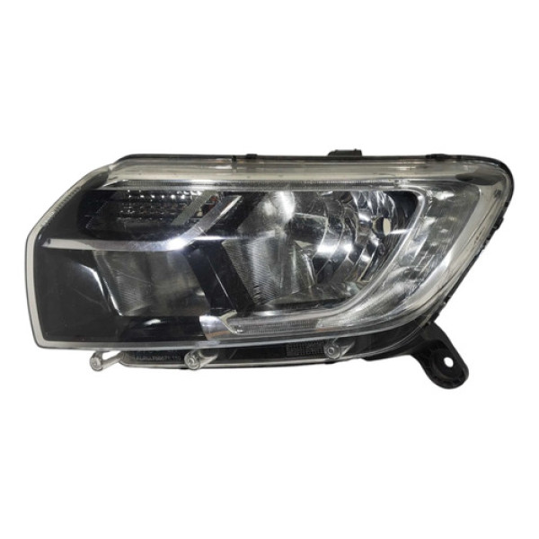 Farol Esquerdo Renault Logan 2020 2021 2022 Detalhe Esquerdo/motorista