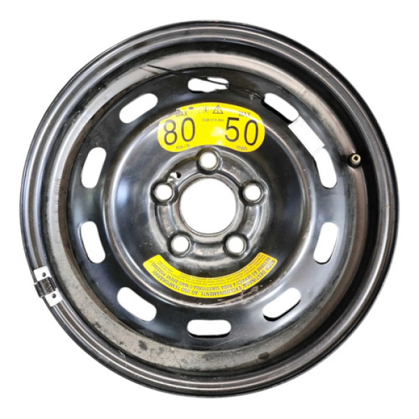Roda Estepe Aro 15 Volkswagen Polo 2018 2019 2020 2021 Preto