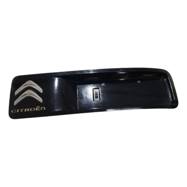 Moldura Suporte Placa Citroen C3 Picasso 2011 2012 A 2015 Preto