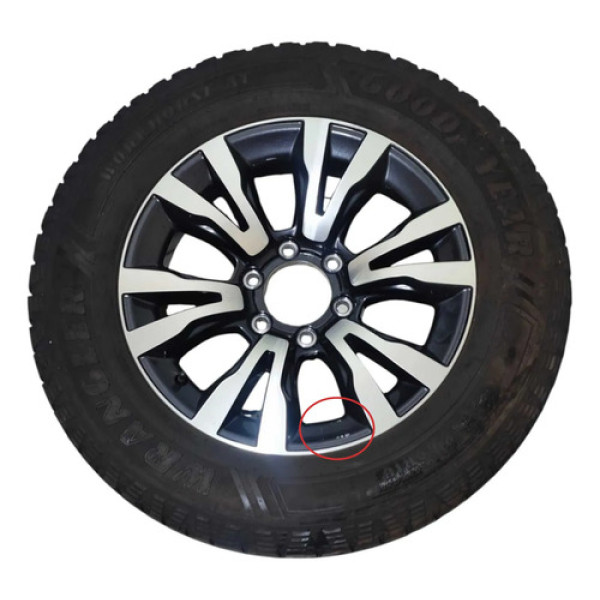 Roda Aro 18 C/ Pneu Gm S10 Ltz 2018 2019 A 2022 C/detalhe Preto