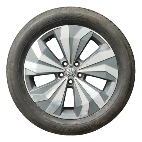 Roda C/pneu Aro 17 Vw T-cross 21555r1793v 2020 2021 2022 Preto