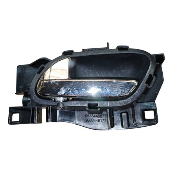 Macaneta Interna Esq Citroen C3 1.6 16v 2015 2016 Preto Dianteira/traseira