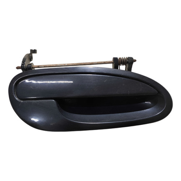 Maçaneta Ext Dianteira Direita 92085573 Gm Omega 2003 A 2006 Preto Traseira