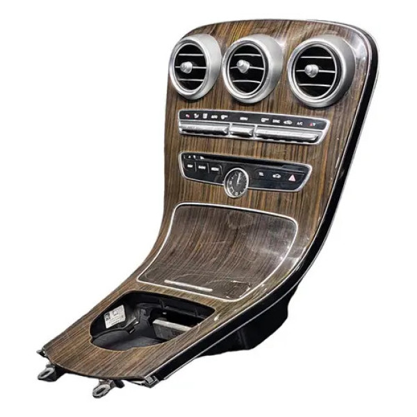Console Painel Comando Ar Som Mercedes C180 2015 2016 2017