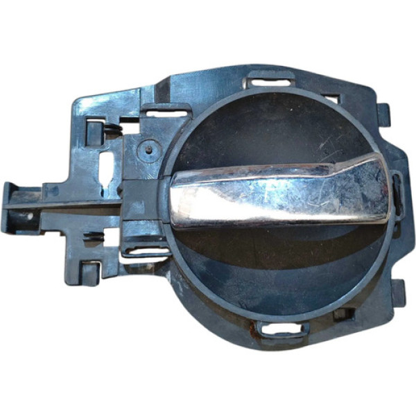 Maçaneta Int Dianteira Esq Citroen C3 2008 A 2010 9680637477 Preto Dianteira