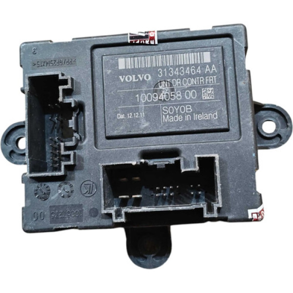Módulo Porta Dianteira Esquerda Volvo Xc60 09 A 13 31343464 Preto