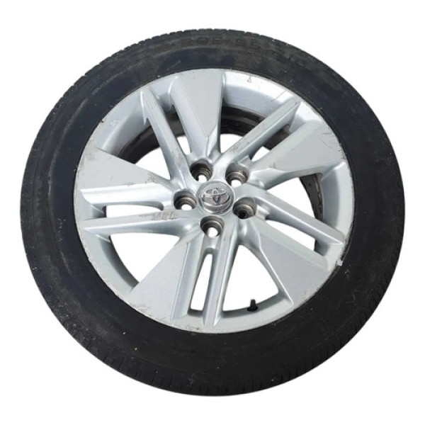 Roda C/pneu Aro 16 Toyota Corolla Gli 2015 2016 Detalhe Preto
