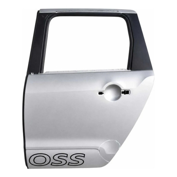 Porta Traseira Esquerda Citroen C3 Aircross 2014 2015 2016 Traseira Esquerda Cinza