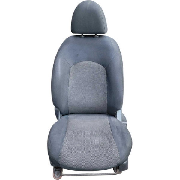 Banco Dianteiro Esquerdo Tecido Nissan Versa 1.6 2013 A 2015 Preto