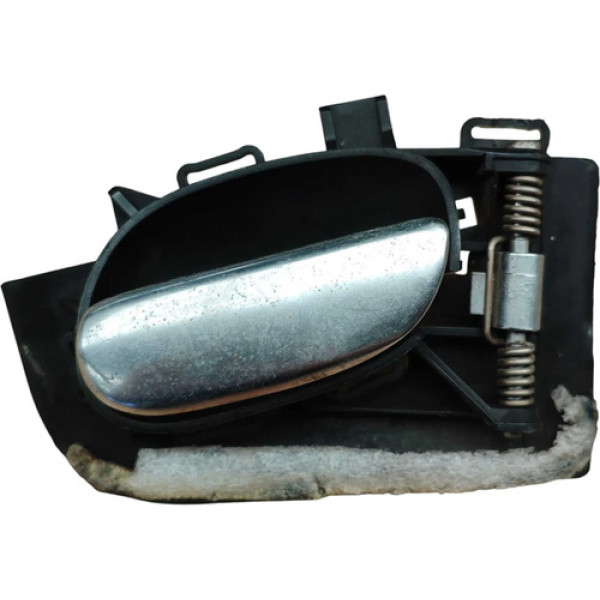 Maçaneta Interna Direita Peugeot 207 2008 2009 2010 2011 Preto Dianteira/traseira