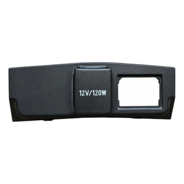 Moldura Tomada 12v Toyota Corolla Xei 2.0 2020 2021 Detalhe Preto