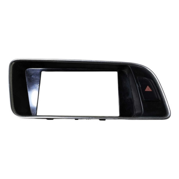 Moldura Botão Pisca Alerta Audi Q5 2011 2012 A 2015 Detalhe Preto