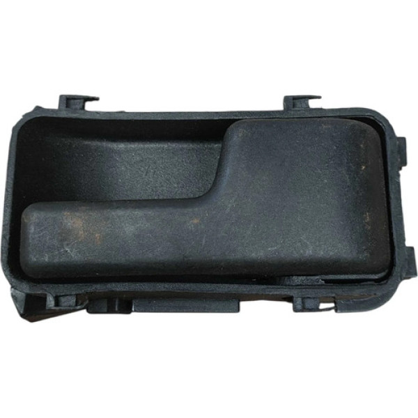 Maçaneta Interna Traseiro Direito Fiat Uno 1995 1996 A 2003 Preto Traseira