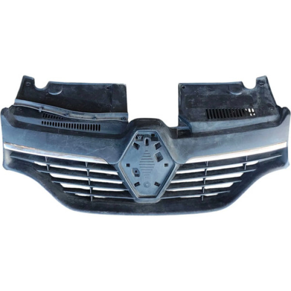Grade Dianteira Renault Sandero Logan 2014 A 2019 62310199 Preto Fosco