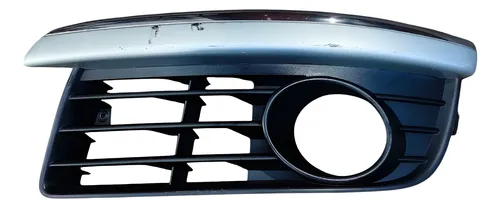 Grade Farol Milha Esquerdo Volkswagen Jetta 2006 A 2010 Preto Esquerdo