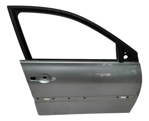 Porta Dianteira Direita Renault Megane 2009 2010 2011 Cinza Dianteira Direita Prata
