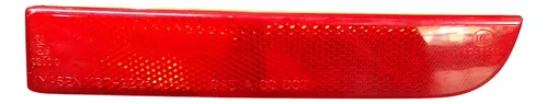 Refletor Olho Gato Tras Dir Mitsubishi Lancer Ralliart 11/13 Vermelho