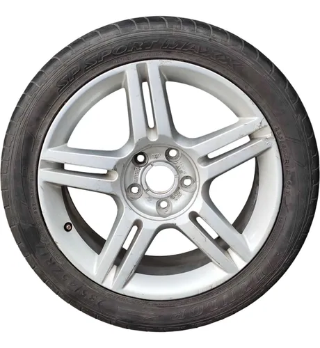 Roda Aro 17 C/ Pneu 235/45 Audi A4 2005 2006/2011 Branco