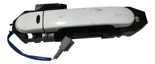 Maçaneta Externa Dianteira Direita Nissan Livina 2010 A 2012 Branco Dianteira