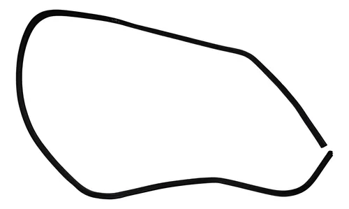 Borracha Vedação Porta Diant Esquerda Ford Focus 2009 A 2013 Preto