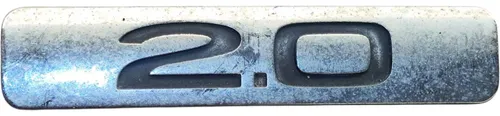 Emblema 2.0 Tampa Tras Hyundai I30 2.0 2009 2010 2011 2012 Cinza