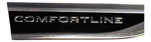 Emblema Paralama Comfortline Vw Tcross 2020 2021 Preto