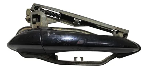 Maçaneta Externa Traseira Direita Bmw X5 4.4 V8 2002 A 2006 Preto Traseira