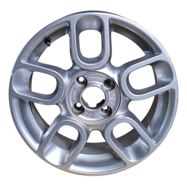 Roda Fiat 500 Aro 15 2007 2008 2009 2010 2011 2012 A 2015  Prateado
