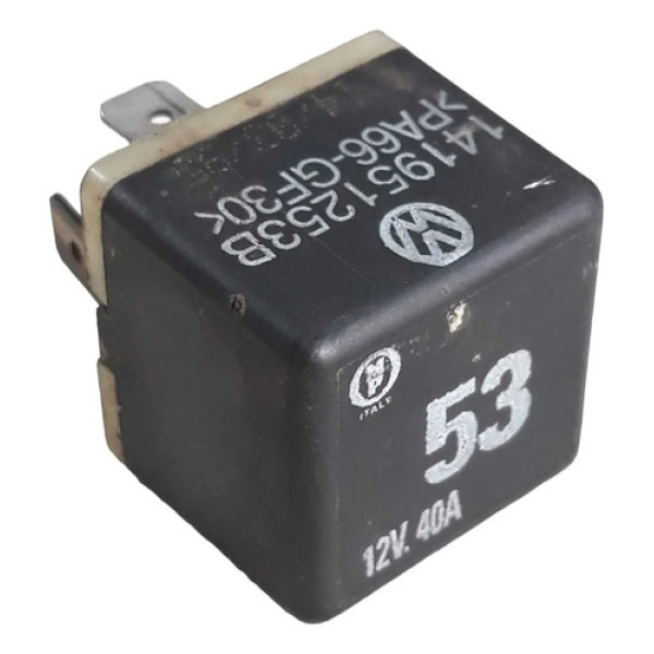 Relé Auxiliar 53 A3 A4 Golf Jetta Passat Polo 1999 2003 2008 Preto